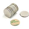 FIRST4MAGNETS Adesivo N42 Magnete Neodimio Per Arti, Artigianato, Creazione Di Modelli, Fai -Da -Te, Hobby, Ufficio E Casa - 20mm Dia x 1,5mm - 2kg Di Tiro - Pacchetto Di 10