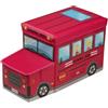 PREMIER Housewares Cestino di Stoccaggio e Sedile per Bambini, Scuolabus, Rosa