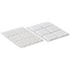 VELCRO Brand Quadrati riapribili adesivi 25mm x 24 Bianco