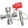 KS Tools 130.1010 Chiave per Quadri Elettrici ad Armadio Piccola, 42 mm