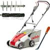 IKRA scarificatore arieggiatore elettrico IEVL 1738, cesto di raccolta 50l, larghezza 38cm, 1700W, incl. estirpatore di erbacce