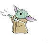 Komar Star Wars Mandalorian The Child Sweet Force | Baby Yoda, decorazione da parete, poster artistico, dimensioni 50 x 40 cm, senza cornice | WB-SW-013-50 x 40 cm, multicolore, 50 x 70 cm