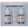 FILTRIACQUAITALIA Titrant Kit Analisi Durezza Acqua (Gradi Francesi) per Misurare Calcare SET 2 Pezzi