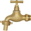 SOMATHERM FOR YOU SOMATHERM PER VOI - girevole rubinetto irrigazione - resistenza all'acqua - piatto maniglia reversibile - Male 15/21-20/27 Maschile - ottone spazzolato