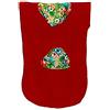 Secretos Beach Poncho asciugamano fenicotteri bordeaux, per adulti, unisex