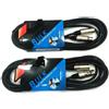 Proel BULK250LU10 Cavo per Microfono Casse cannon xlr M/F set di 2 cavi da 10 mt
