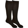 Hydas 1451.6.45 - Calze da viaggio con larghezza gamba, misura 45-47, colore: Nero