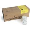 NAPKIN Confezione da 50 salviette umidificate tascabili pronte all'uso NAPKIN GO 01 in capsule monouso con fragranza Limoni di Sorrento, Biodegradabili, Anallergiche utilizzo anche su pelle sensibile.