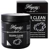 Hagerty Silver Clean Bagno detergente per gioielli d'argento e placcati argento 170ml I Lucida gioielli efficace I Bagno detergente per ridare lucentezza ai gioielli d'argento I Cestello