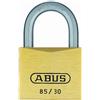 Abus 04798 - Lucchetto in ottone con arco in acciaio INOX, con chiave unica 409
