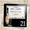 WHITE COTTON CARDS XBA21GOS - Biglietto d'auguri per 21° Compleanno del figlioccio, Grande, con Scritta Twenty One Godson