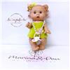 NINES D'ONIL Pepote PEPOTES 28cm Bambola Profumata Collezione Vinile Mini Reborn