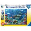 RAVENSBURGER PUZZLE SCOPERTA SUBACQUEA NAVE 200 Pz PER BAMBINI + 8 ANNI