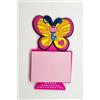 MAGNETE CALAMITA FRIGO GOMMATA PORTA POST IT FARFALLA ANIMALI