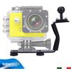 Staffa Supporto alluminio per fotocamera e videocamera Subacquea GoPro e altro
