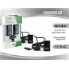 Cavo Ricarica Controller + 2 Batterie Ricaricabili 4800mh Nera Xbox 360 Slim mar