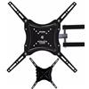 LEOVIN Staffa TV Parete 14-50 Pollici Supporto Snodabile Girevole Universale VESA