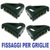 4 PZ. STAFFA FISSAGGIO GRIGLIE PER CASSE ACUSTICHE ATTIVE O PASSIVE
