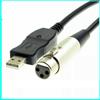 Linq CAVO ADATTATORE PER CHITARRA DA XLR A USB MASCHIO DA 3 Metri PER PC COMPUTER