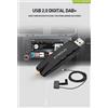 XTRONS Ricevitore USB Decoder DAB+ per Autoradio Android Xtrons Erisin Pumpkin Eonon