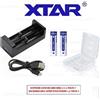 XTAR 2 batterie ricaricabili litio AA 1,5v pile stilo 3300mWh + caricabatterie XTAR