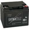 EXTRACELL BATTERIA 12V 40Ah PIOMBO ALLARMI UPS 42A 44A 38A CARROZZINA COME FIAMM FG24204