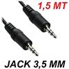 VALUELINE CAVO AUDIO AUX JACK 3,5 / JACK 3,5 STEREO 1,5 MT. autoradio - smartphone - casse