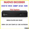 TELE System Decoder Digitale Terrestre dvb-t2 hdmi usb telecomando tv ricevitore h265 1080p