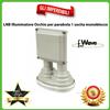 FreeWave Illuminatore LNB universale occhio per parabola 9+13 sky compatibile HD TV SAT