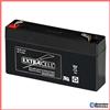EXTRACELL/YAMADA/JOIN BATTERIA 6V 1,3A PIOMBO GEL ERMETICA LAMPADE EMERGENZA 1,2AH RICARICABILE AGM