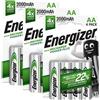 Energizer 12 Batterie Ricaricabili AA Pile Stilo ENERGIZER POWER PLUS 2000mAh HR6 NiMH