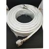 ASSEMBLATO SARISTORE - EXTRASTAR Cavo Coassiale RG6U 75 Ohm 25M per Ripetitori GSM 2G 3G 4G LTE e TV - N Maschio