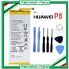 BATTERIA PER HUAWEI P8 DA 2600mah HB3447A9EBW PARI ALL'ORIGINALE+KIT SMONTAGGIO