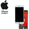 Apple DISPLAY APPLE IPHONE 8 / SE 2020 / 2022 BIANCO ORIGINALE RIGENERATO SCHERMO 
