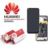 Huawei DISPLAY LCD ORIGINALE HUAWEI P 40 P40 LITE FRAME BATTERIA NERO JNY-L21A LX2