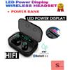 ANDWOL auricolari bluetooth sport cuffie wireless powerbank auricolare universale