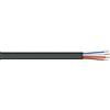 Polypool Cavo telefonico piatto 4 fili Sezione 4 x 0,12 mm² Nero Spina Plug 10 mt 20 mt