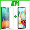 Cover per Samsung Galaxy A71 Silicone Trasparente Custodia + Pellicola di Vetro
