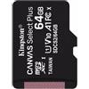 Kingston SCHEDA MEMORIA MICROSD 64GB KINGSTON MEMORY CARD MICRO SD