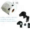 BELLIVESTORE 10 X Etichette Compatibile per Brother DK-11209 29mmX62mm QL-570 500 con Telaio
