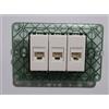 vimar plana 3 presa di rete dati rj45 cat6 vimar plana bianco con supporto e viti