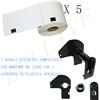 BELLIVESTORE 5 x Etichette adesivo Compatibile per Brother DK-11202 62X100mm QL 500A 550 560