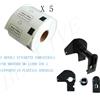 BELLIVESTORE 5 X Etichette Compatibile per Brother DK-11209 29mmX62mm QL-570 500 con Telaio