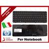 HP Tastiera Italiana per notebook HP COMPAQ G62-120EL Nera