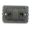 vimar idea 2 presa di rete dati rj45 cat6 vimar idea nero con supporto e tappo