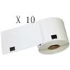 BELLIVESTORE 10XEtichette Compatibili per Brother DK-11202 62mmX100mm QL-570 500 Senza Telaio