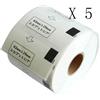 BELLIVESTORE 5X Etichette Compatibili per Brother DK-11209 29mmX62mm QL-570 500 Senza Telaio