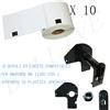 BELLIVESTORE 10 X Etichette Compatibile per Brother DK-11202 62mmX100mm QL-570 500 con Telaio