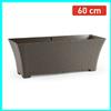 Plasticforte FIORIERA VASO RETTANGOLARE RATTAN CASSETTA IN PLASTICA BALCONE BALCONIERA 60cm