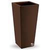 VECA SPA VASO GENESIS QUADRATO IN RESINA ALTO 70 Cm COLORE BRONZO X INTERNO ED ESTERNO